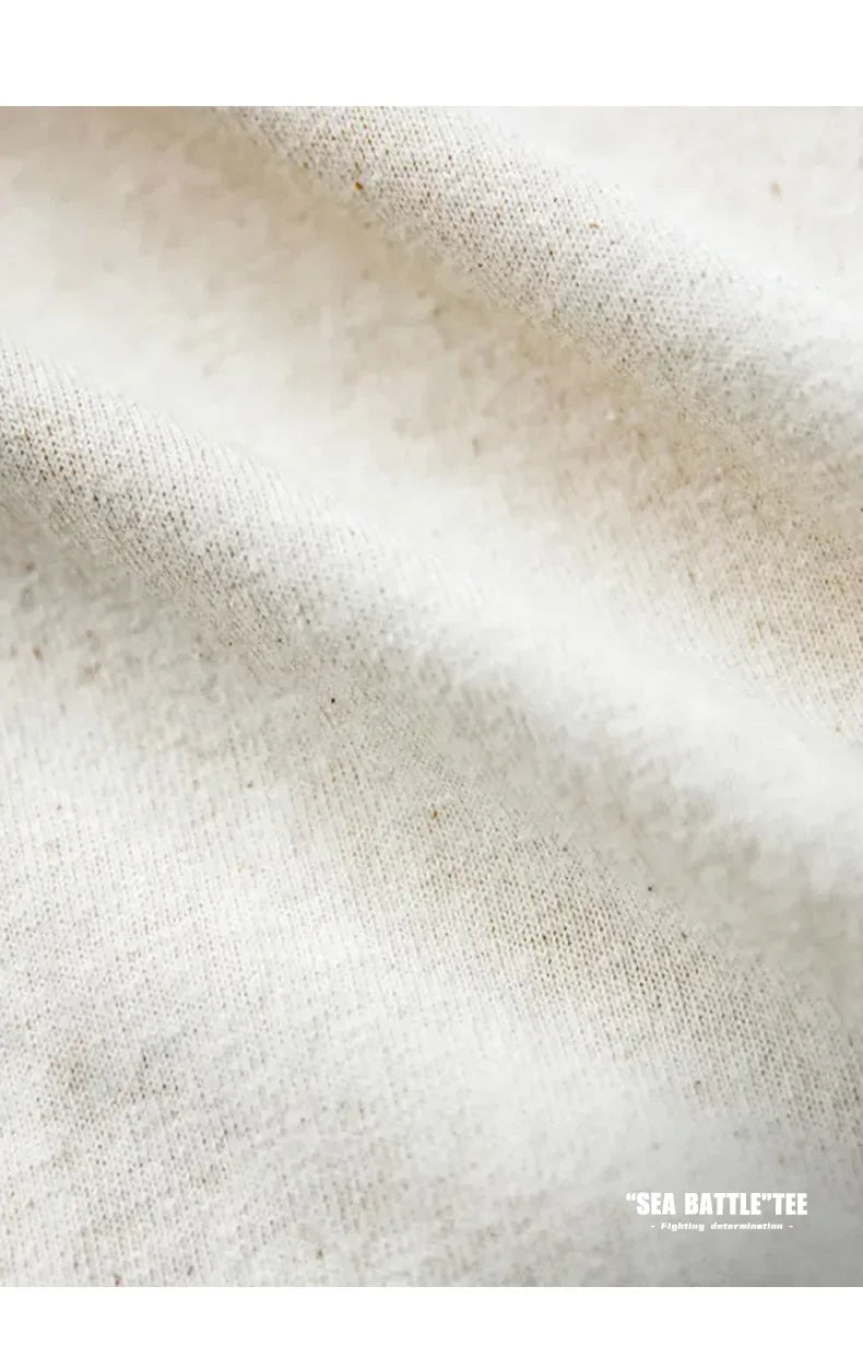 T-shirt à manches courtes en coton imprimé lettres vintage Maden pour homme, coupe ample, col ras du cou, décontracté, idéal au quotidien